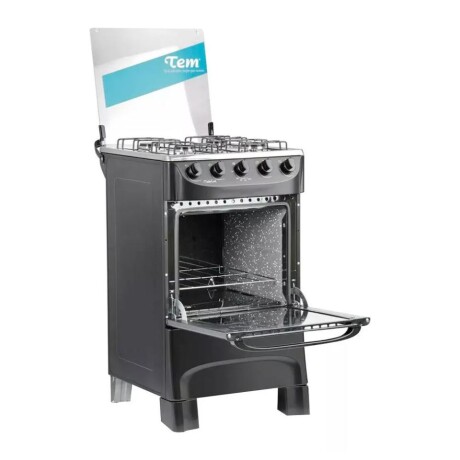 Cocina TEM Mastercook A Gas 4 Hornallas Capacidad 48L - Negra Cocina TEM Mastercook A Gas 4 Hornallas Capacidad 48L - Negra