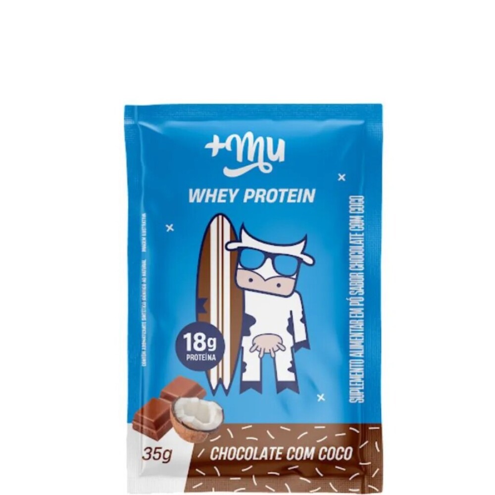 MAIS MU WHEY PROTEIN SACHET COCO 35 GR única