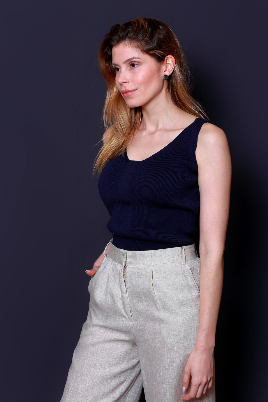Musculosa Eva Azul