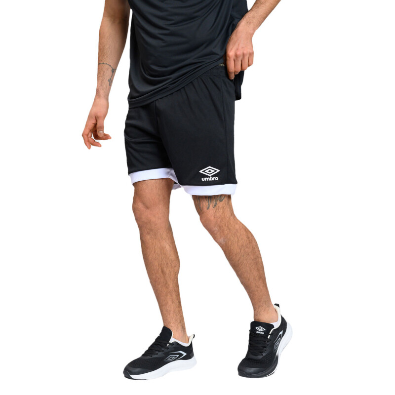 Short de Hombre Umbro Soccer Negro - Blanco