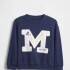 DIS JPN FRENCH TERRY OTT CREW NEW NAVY