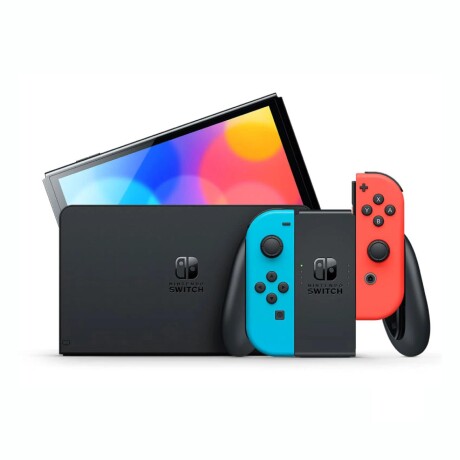 CONSOLA NINTENDO SWITCH OLED STANDARD 64GB NINTENDO Switch OLED Standard 64GB Color Rojo Neón, Azul Neón Y Negro