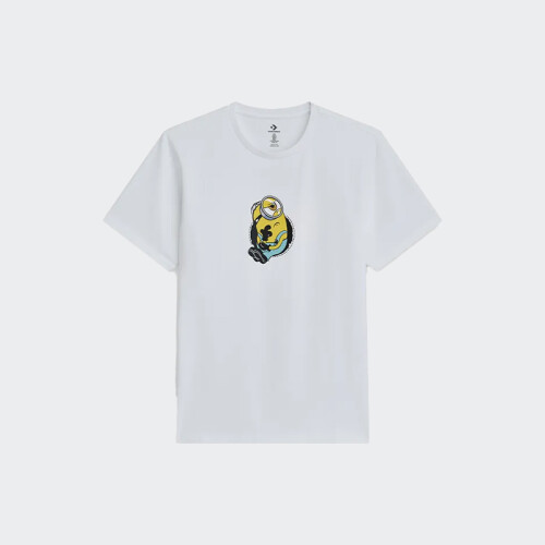 Remera Converse Minions Blanco