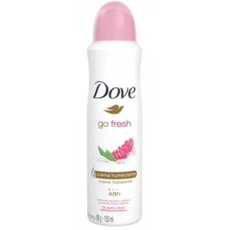 DESODORANTE DOVE AEROSOL GO FRESH GRANADA Y VERBENA 150 ML DESODORANTE DOVE AEROSOL GO FRESH GRANADA Y VERBENA 150 ML