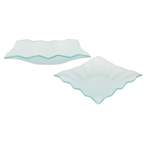 PLATO DE VIDRIO CUADRADO HONDO 19X19 CM 4MM 16878 Q48 PLATO DE VIDRIO CUADRADO HONDO 19X19 CM 4MM 16878 Q48