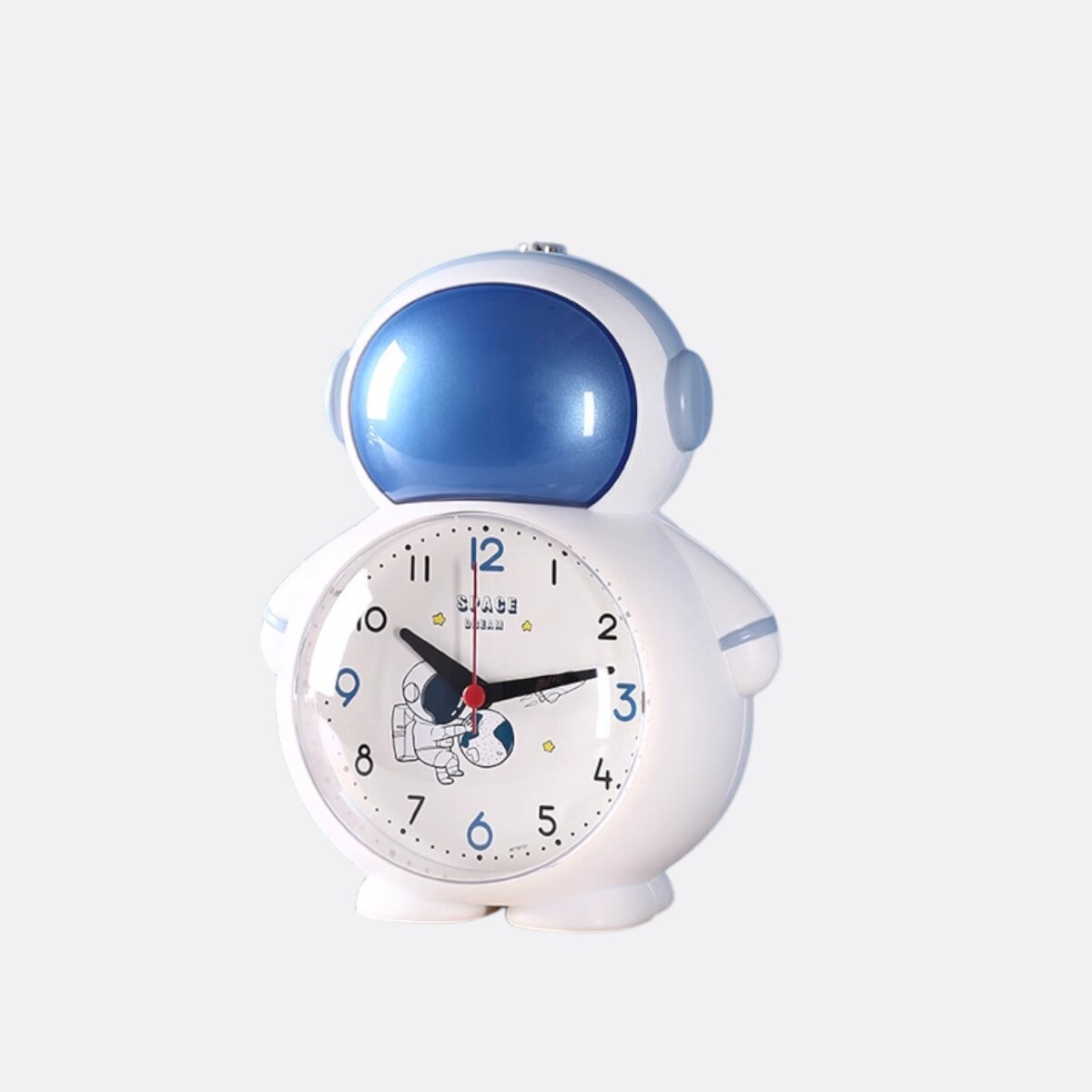 Reloj Despertador Astronauta Infantil 18cm - Azul 