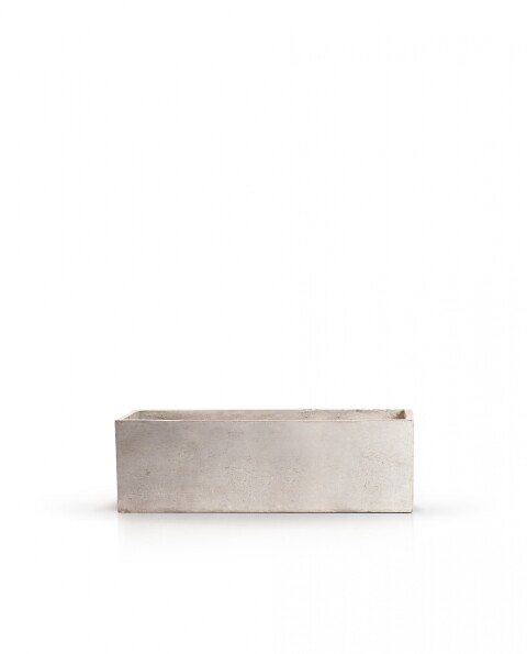 Jardinera Fibrocemento "Gris laca" 1m x 30cm