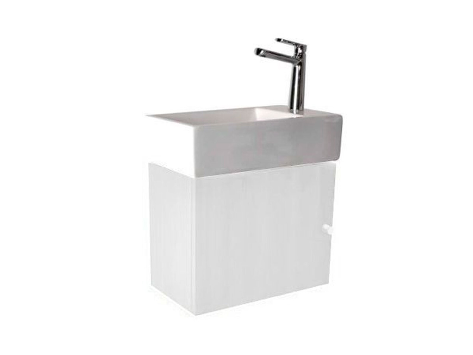 MUEBLE DE BAÑO TOILETTE GDE NO INCLUYE BACHA FERRUM - BLANCO 