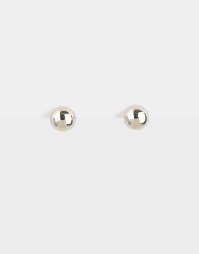 Aros Pasantes Metal Aros Pasantes De Metal - Plateado