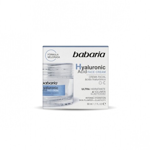 Babaria Crema facial con Ácido Hialurónico 50 ml Babaria Crema facial con Ácido Hialurónico 50 ml