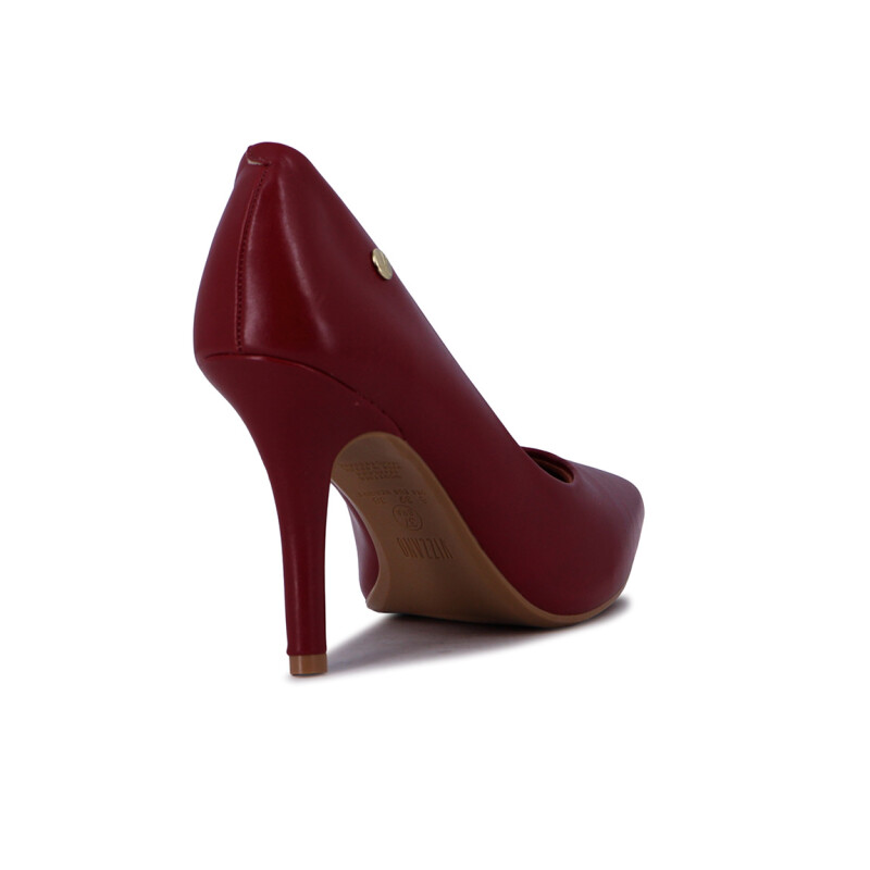 Zapato Formal Mujer Vizzano Taco Medio Punta Fina Cereza