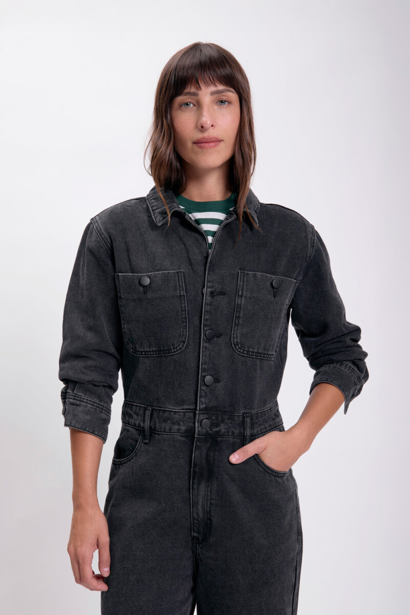 Mono de jean Negro