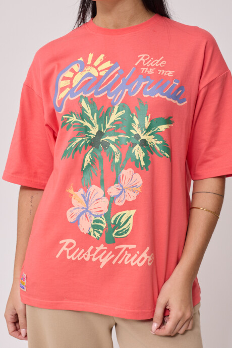 T-SHIRT TUITO RUSTY Coral