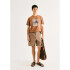 CAMISETA MM MARROM