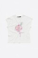CAMISETA RECTA LOGO Blanco