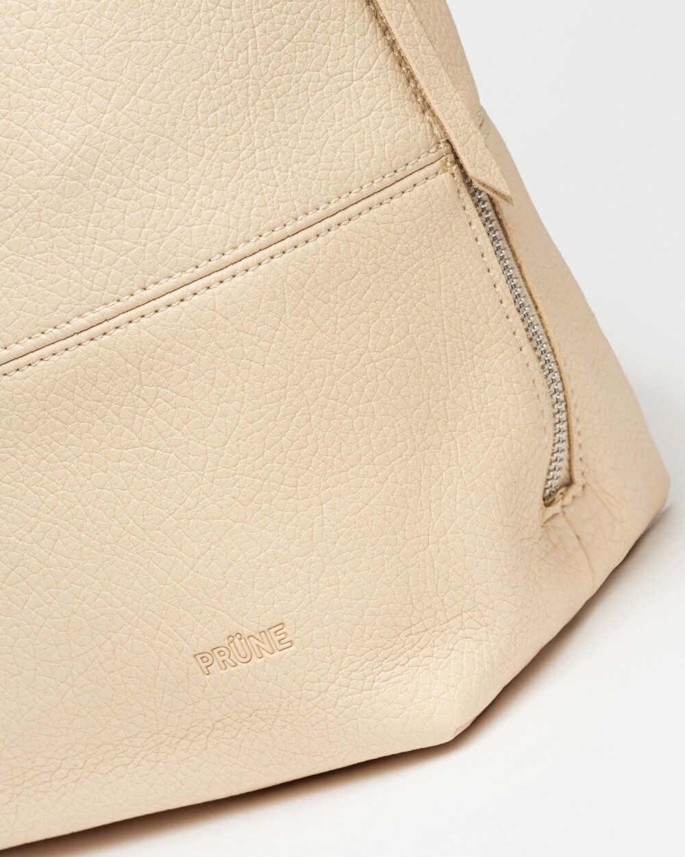 Shopper Amalfi en efecto cuero graneado Natural