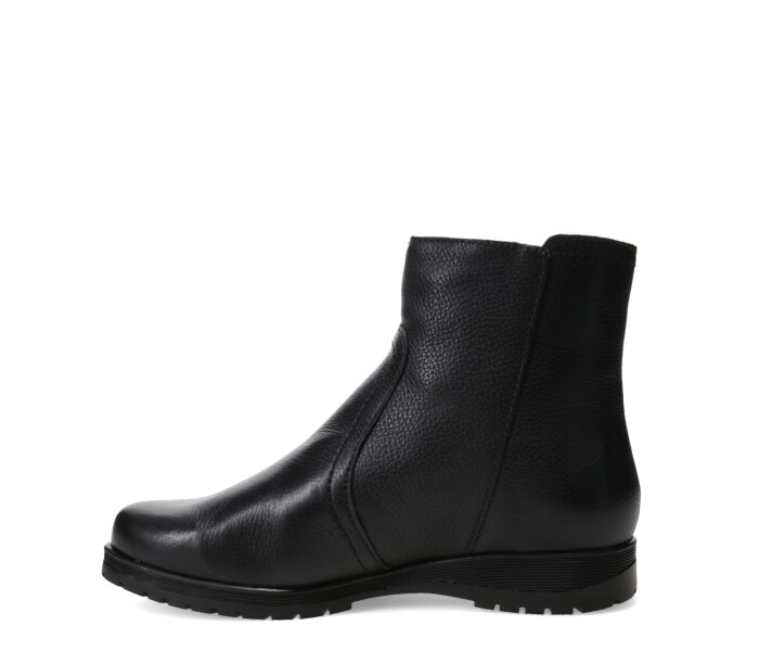 Bota de Mujer Bottero Caña Baja de cuero Negro