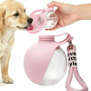Bebedero Portatil Silicona Para Perros Y Gatos ROSA