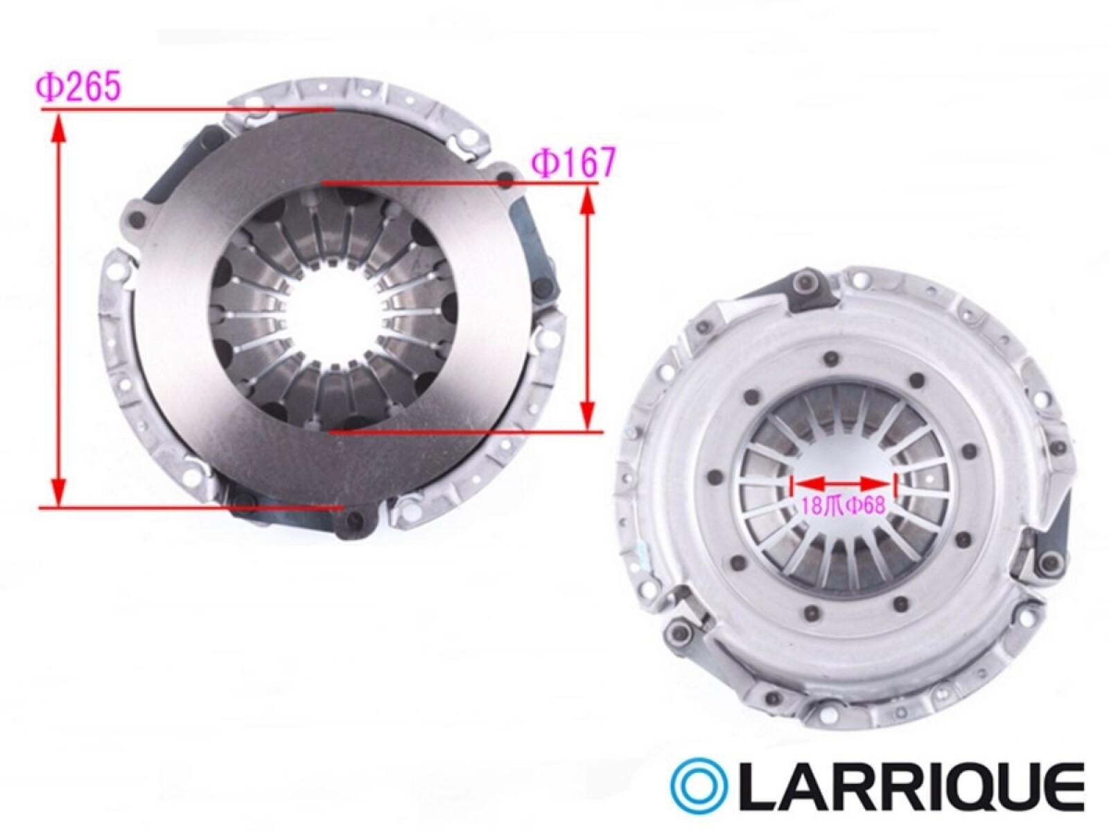 Placa Embrague Jac Sunrey Furgon - Jmc Camion N900 Eiii 6.8 Ton/Mobile Workshop Euro Iii/N900 Eiii 4.5 Ton 10-25 Ø265 