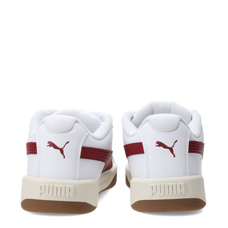 Championes de Hombre Puma Park Lifestyle Easy Blanco - Bordó