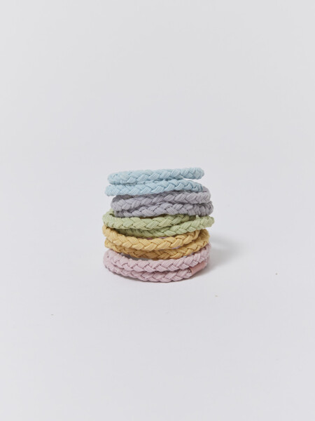 Gomitas trenzadas Colores