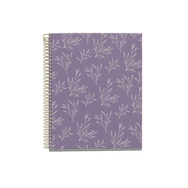 Cuaderno rayado Lifestyle - MiquelRius Garden Lila