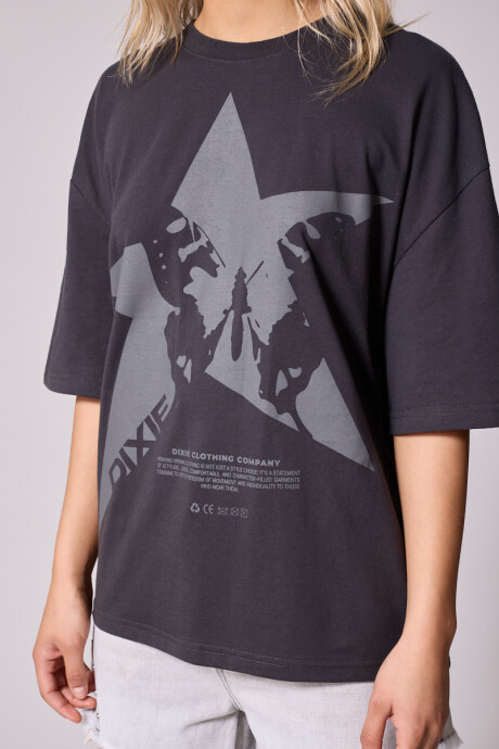 T-SHIRT BETY DIXIE Gris Oscuro