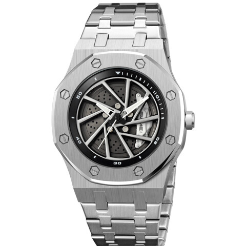 Reloj para hombre Skmei 2359SSI color plateado Plateado