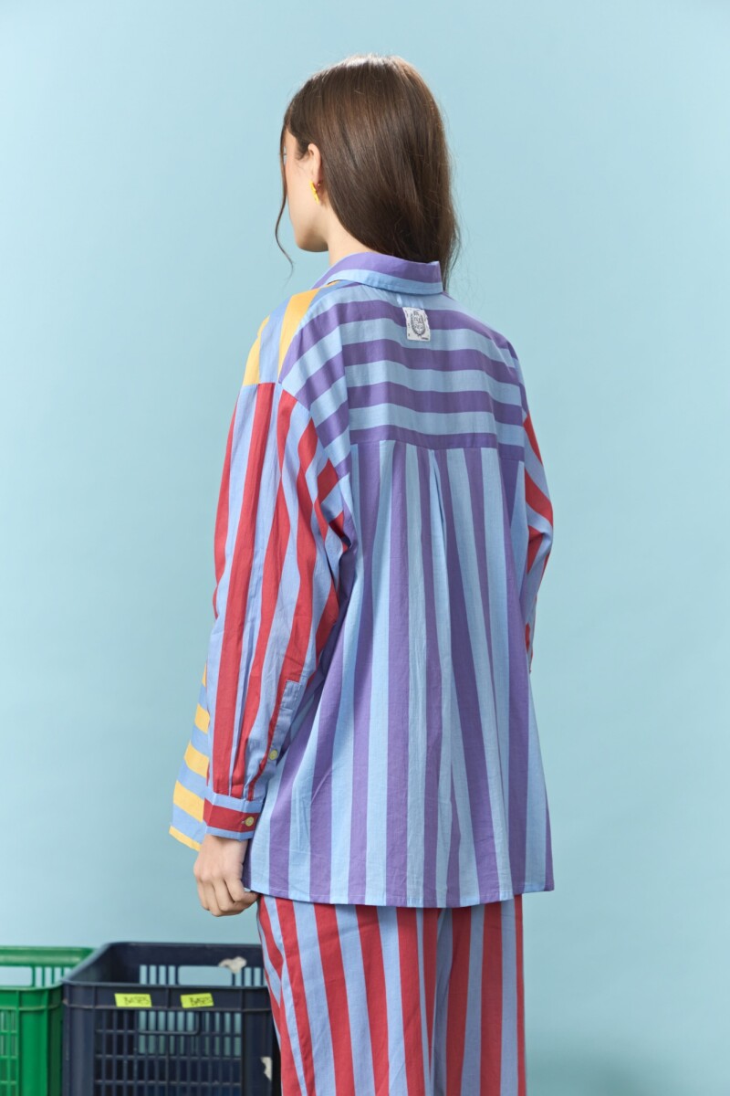 Camisa rayada yorugua multicolor