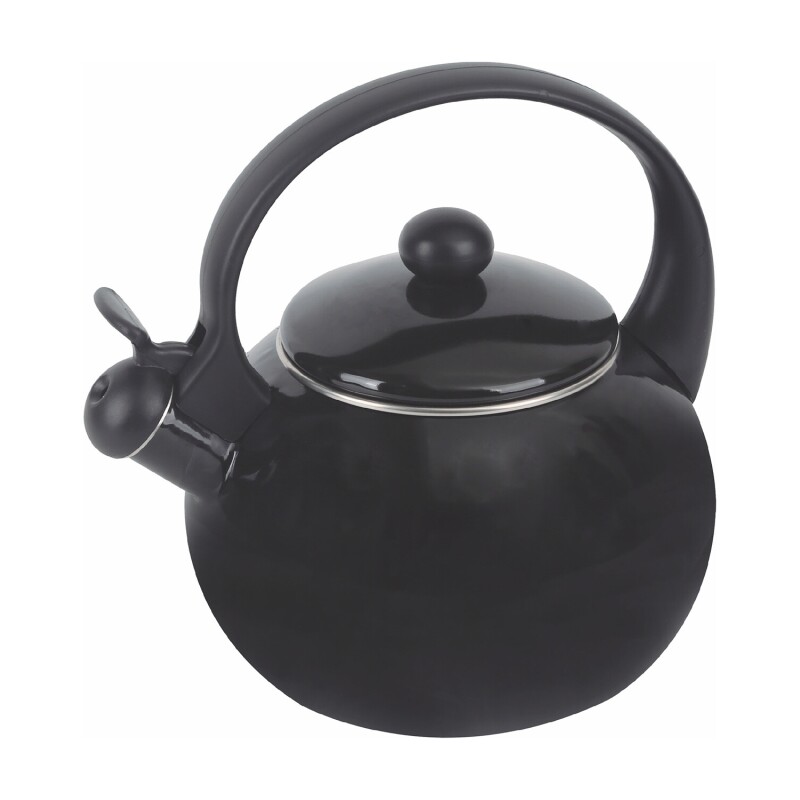 Caldera Cuori Bari en acero vitrificado 2.2L Negro