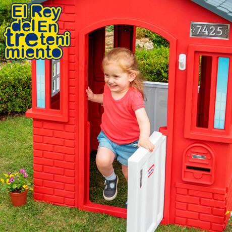 Casa Casita De Juegos Infantil Little Tikes N1 Usa Rojo