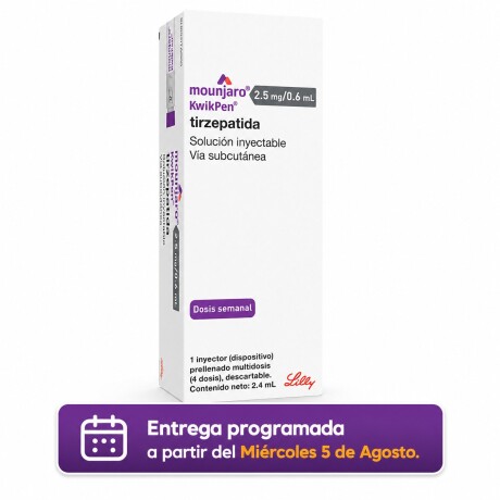 MOUNJARO 2,5 MG JERINGA PRELLENADA MOUNJARO 2,5 MG JERINGA PRELLENADA