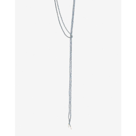 Collar Largo Y Beads Dorado