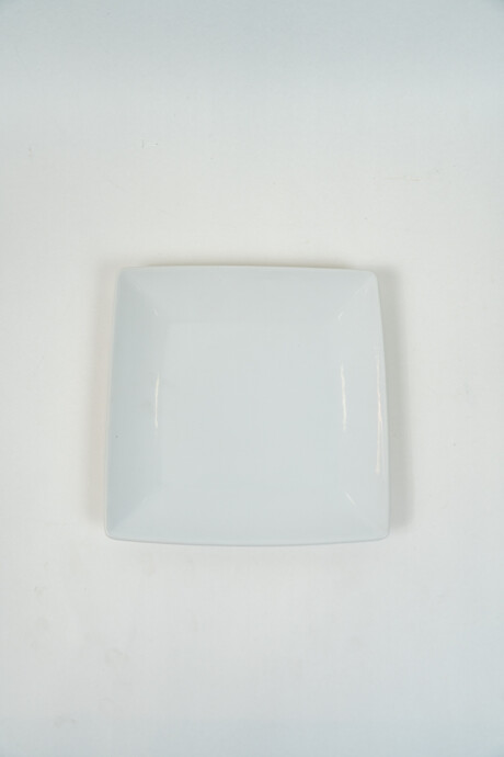 Plato Postre Square Color Unico