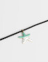 Chokers Beach Choker Trenzado Estrella - Dorado
