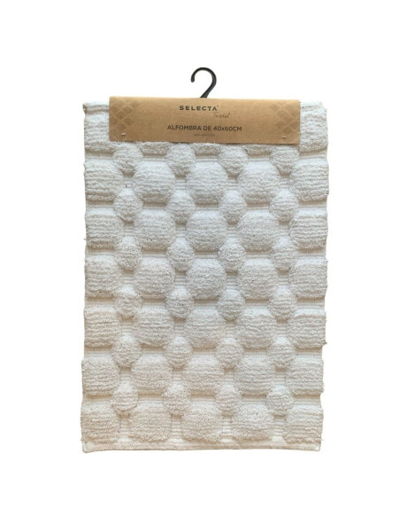 ALFOMBRA BULKY 40X60CM COLOR BLANCO ALFOMBRA BULKY 40X60CM COLOR BLANCO
