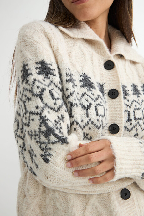 SACO BARILOCHE C/CUELLO CRUDO