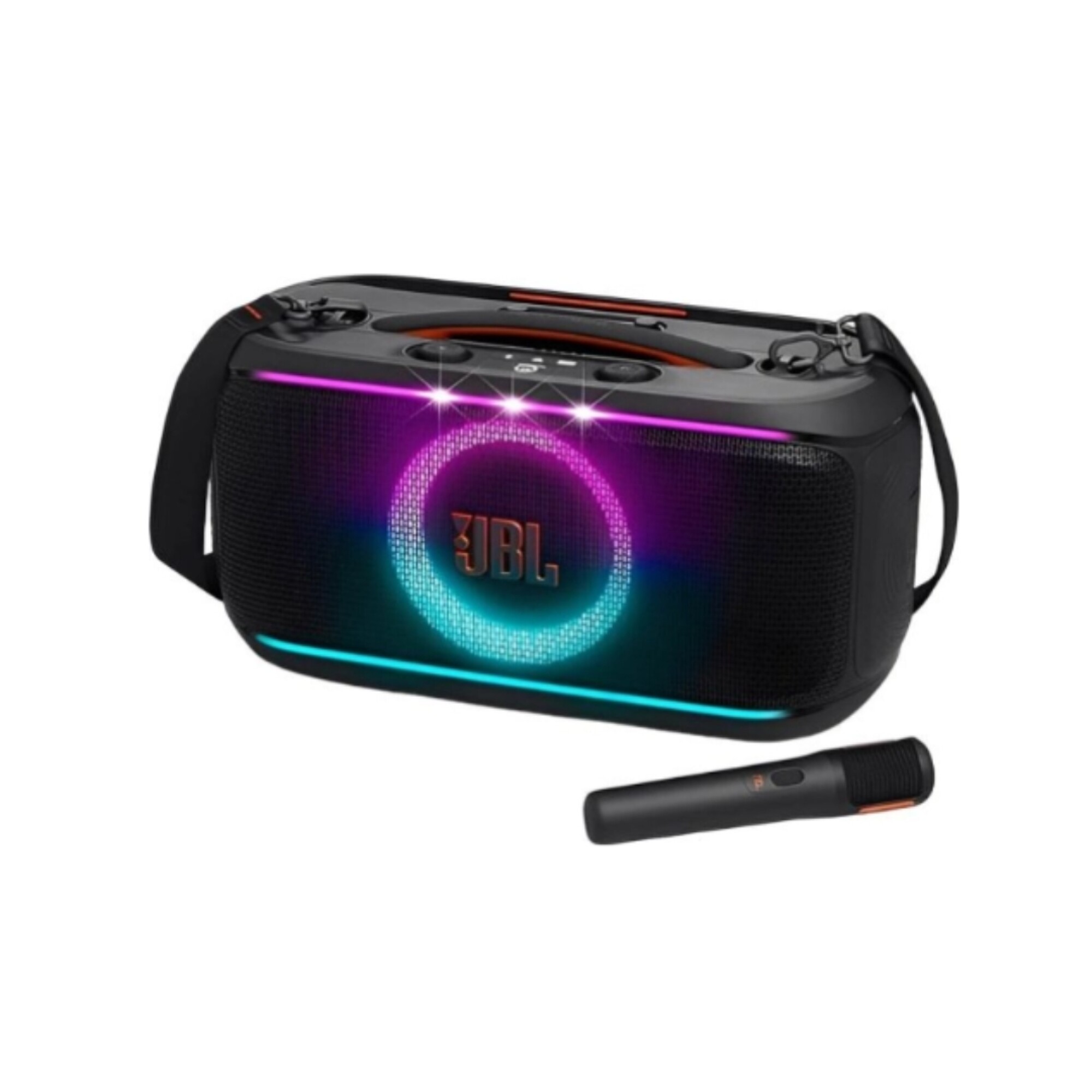 Parlante JBL PartyBox On-The-Go 2 Bluetooth con Micrófono Inalámbrico