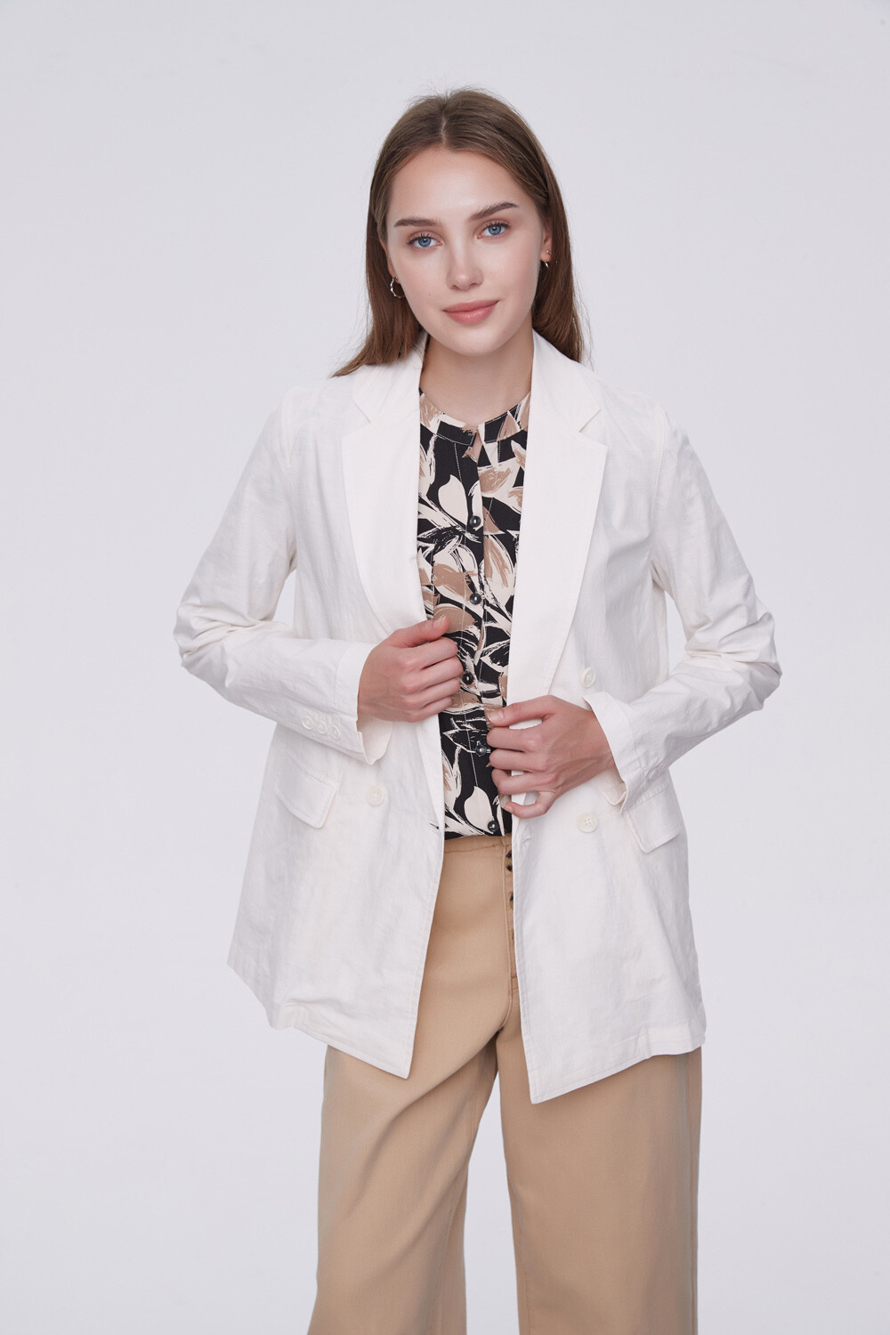 Blazer Felizzia Marfil / Off White