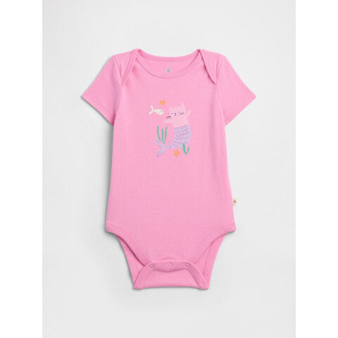 V-VALUE SS GRPH BS PINK FLAMINGO