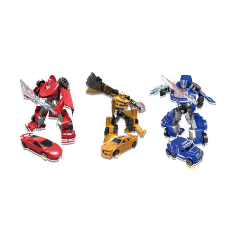 Juguete Auto Y Robot 28 cm Color Surtido U