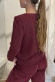 Remera soft Bordeaux
