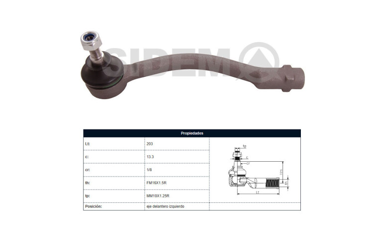 Puntero Hyundai Accent, Kia Rio 12-25 Izq Puntero Hyundai Accent, Kia Rio 12-25 Izq