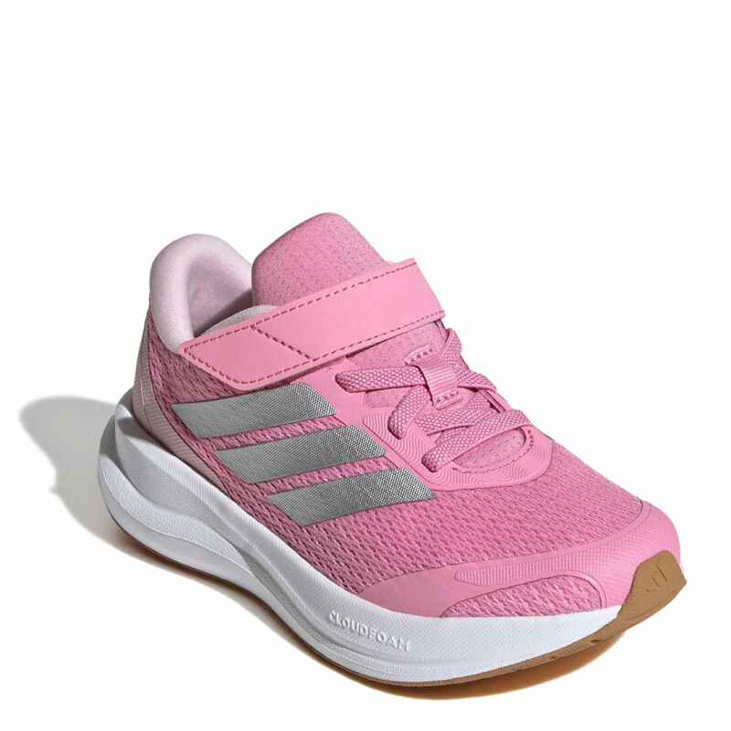 Championes de Niños Adidas Run Falcoon 6 C/Velcro Rosado - Plateado