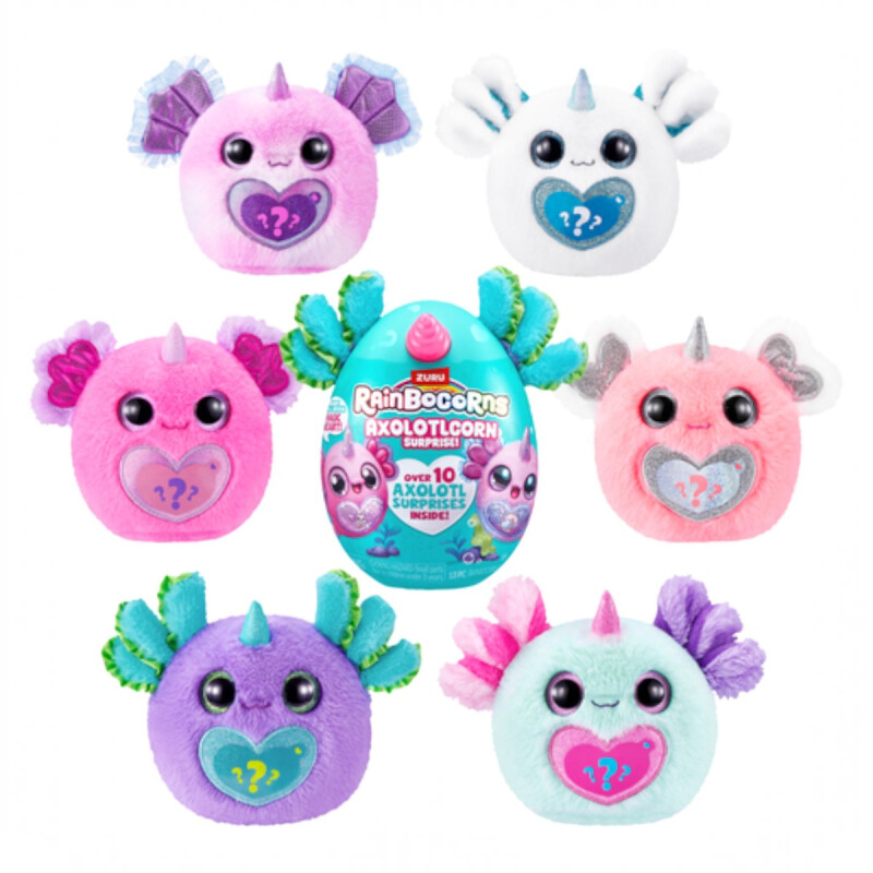 Peluche Rainbocorns Axolete Corazón Brillante con Sorpresas Peluche Rainbocorns Axolete Corazón Brillante con Sorpresas