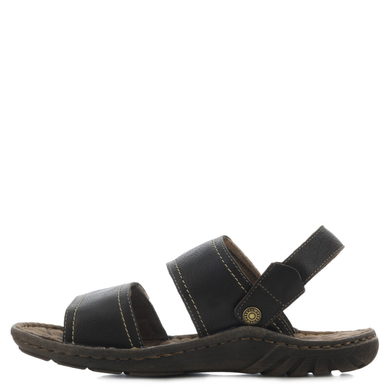 Sandalia de Hombre Freeway Casual Marrón Capuchino (Cuero Graso)