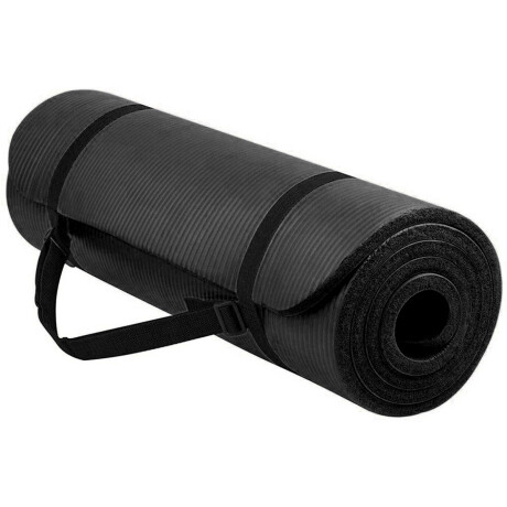Colchoneta Yogamat Pilates Gimnasia Abdominales 10mm Negro