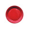 Plato Descartable Liso x10 Und Rojo