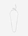 Collares Cortos Metal Collar Cadena En Acero - Plateado