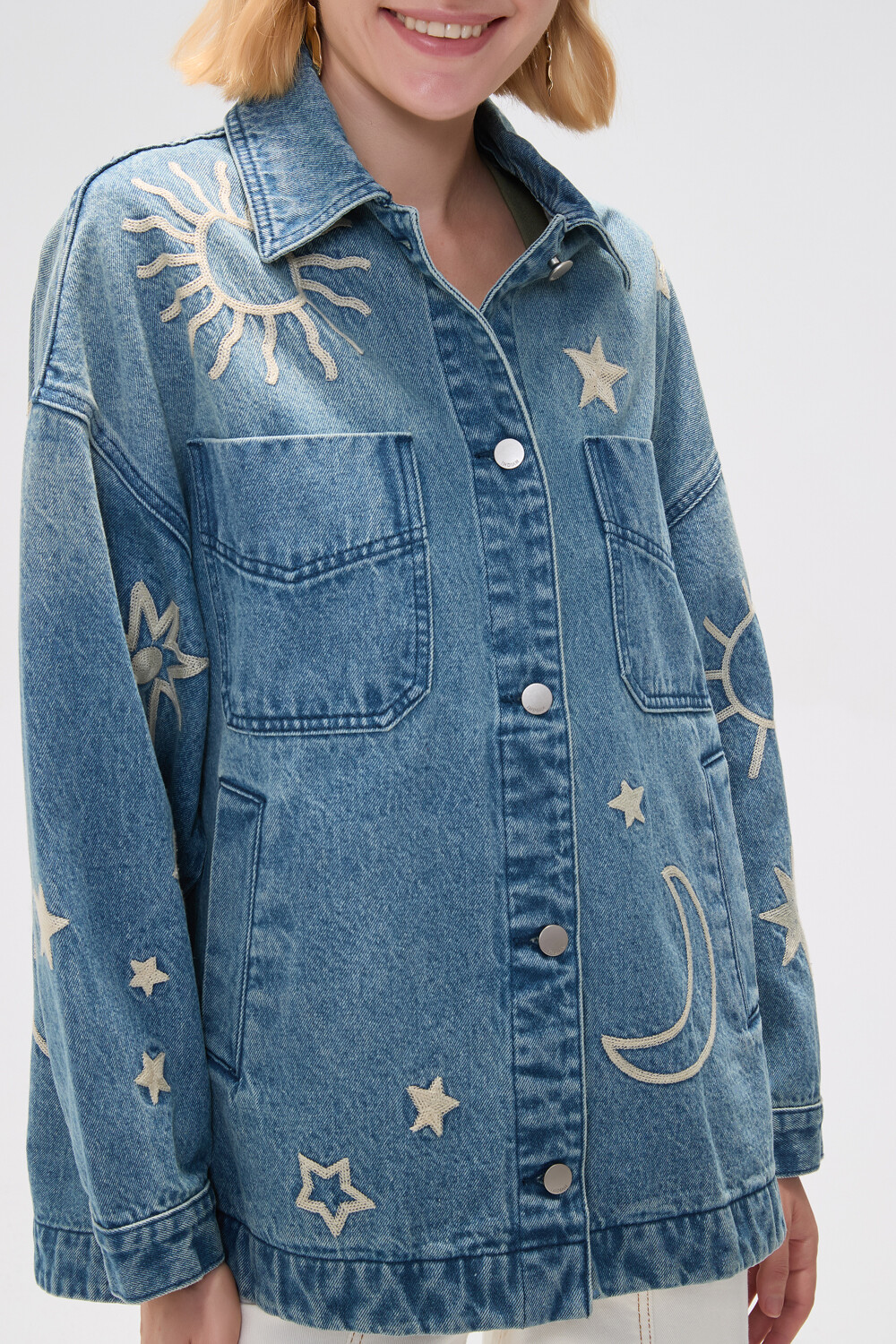 Campera Greyn Azul Grisaceo